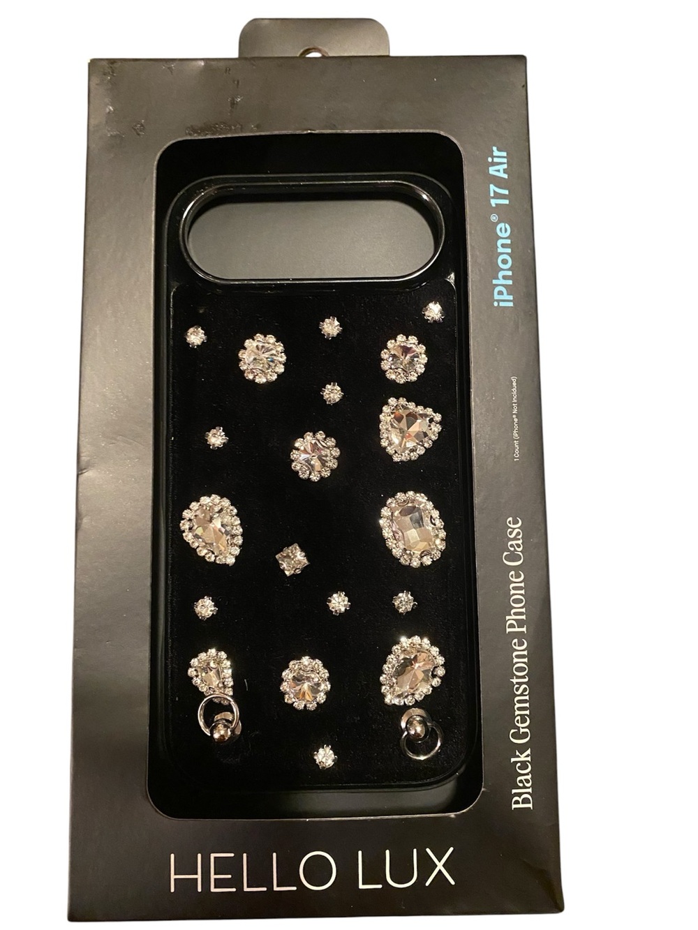 Hello Lux~ 
Black Gemstone iPhone 17 Air Case
New